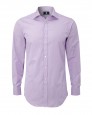 The Egyptian Cotton "Pharaoh Class" Shirt in Lilac with White Stripe