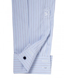 The Egyptian Cotton "Pharaoh Class" Shirt in Blue & Blue 