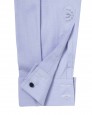 The "Rameses" End-On-End Egyptian Cotton Shirt in Aswan Blue