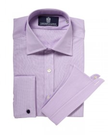 The "Rameses" End-On-End Egyptian Cotton Shirt in Luxor Lilac