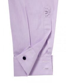 The "Rameses" End-On-End Egyptian Cotton Shirt in Luxor Lilac