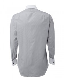 The Glenny Contrast City Shirt, 2-fold Italian Cotton