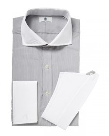 The Glenny Contrast City Shirt, 2-fold Italian Cotton