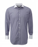 The Glenny Contrast City Shirt, 2-fold Italian Cotton