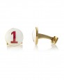 The Racer White/Red-Gold Plated