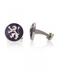 The Lion Purple/White-Silver Plated
