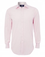 The Egyptian Cotton "Pharaoh Class" Shirt in Pink with White Stripe
