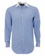 The Contrast City Shirt in Blue & White Stripe