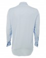 The "Nonpareil" Sea Island Cotton Shirt in Bajan Blue