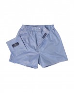 The "Leon Sphinx" Boxer in 100% Egyptian Cotton, Deep Blue Twill Weave