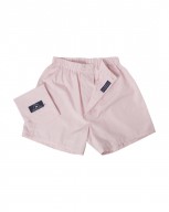 The "Leon Sphinx" Boxer in 100% Egyptian Cotton, Pink Stripe