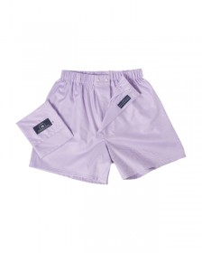 The "Leon Sphinx" Boxer in 100% Egyptian Cotton, Lilac Twill Weave