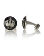 The Crown Black-Silver Plated