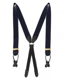 The Boxcloth Brace in Serious Navy Wool