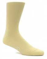 The "Victory" 100% Cotton Full-Calf Sock in Scurvy Lemon