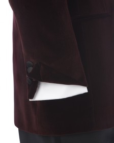 The Glenny "Beaufighter" Velvet Shawl Smoking Jacket